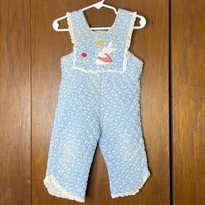 Little Girls Vintage Overalls